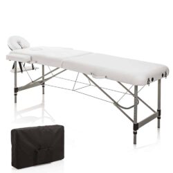 Klappbare Massageliege aus Aluminium, höhenverstellbar, Kosmetiktisch
