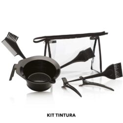 Haarfärbemittel-Zubehörset mit Tasche, Bürsten, Schüssel, Clips für Friseure