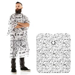 HERREN-SCHNEIDEUMHANG AUS WASSERABWEISENDEM POLYESTER MIT 6 KNÖPFEN, MODELL BROOKLIN