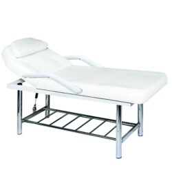 Massageliege für Kosmetikerin mit Spa-Gitterablage mit Gesichtsöffnung und Armlehnen
