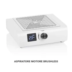 Professioneller Nagelstaubsauger mit bürstenlosem Motor und waschbarem Filter
