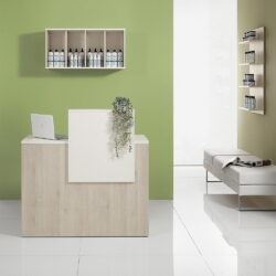 Rezeption für Friseur oder Beauty-Center Elegante Kasse aus Holz