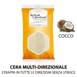 Multidirektionales brasilianisches Wachs ohne Streifen Kokosnuss 1 kg