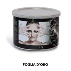 RO.IAL FETTLÖSLICHES ENTHAARUNGSWACHS MIT BLATTGOLD, 400-ML-GLAS