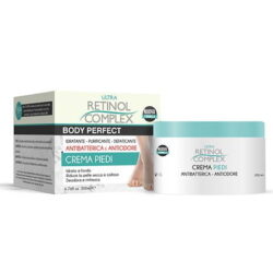 RETINOL COMPLEX FUSSCREME Antibakteriell, geruchshemmend, feuchtigkeitsspendend, reinigend, gegen Müdigkeit, 200 ml