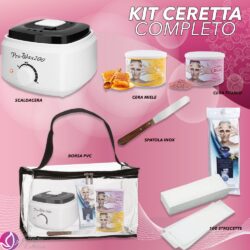 Royal Waxing Kit: Wachserhitzer + 2 Wachse + Spatel + Streifen + Tasche