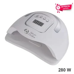 280W LED UV Lampe für Kosmetikerin Maniküre Nagel Rekonstruktion UV Digital Display Rosa Licht