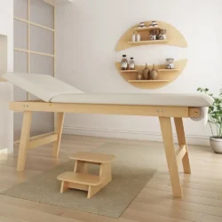 Medizinisches oder Massagebett aus Naturholz, Italienisch ALICE