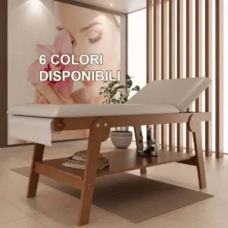 Medizinisches oder Massagebett aus Naturholz Italienisch