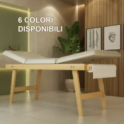 Medizinische Massageliege aus massivem italienischem Buchenholz