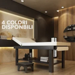 WELLNESS Professionelle Massageliege aus massivem italienischem Buchenholz