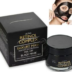 SCHWARZE MASKE GOLD GESICHTSMASKE IONISIERTE MIKROPARTIKEL GOLD-RETINOL-KOMPLEX