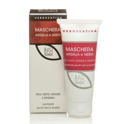 Ton- und Neemmaske 100 % BIO, ÖKO und VEGAN Verdesativa