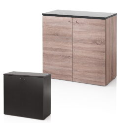 Serviceschrank aus Holz für Friseursalon und Schönheitssalon
