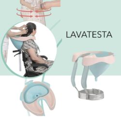FLEX Tragbares flexibles Shampoobecken mit Ablaufschlauch Faltbarer Rucksackschulter