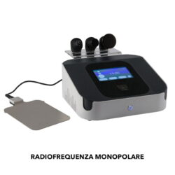 Monopolares Radiofrequenz-Digitalgerät mit Touchscreen für Gesicht und Körper, 3 Sonden, WEELKO WKB003