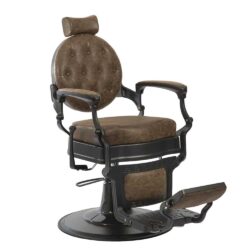 Vintage Friseurstuhl, Friseurladen, neigbar, Hydraulikpumpe, Haarschneidestuhl, Trevor Buzz