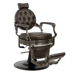 Vintage Friseurstuhl, Friseurladen, neigbar, Hydraulikpumpe, Haarschneidestuhl, Trevor Buzz
