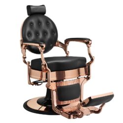ROSÉGOLD-FRISEURSTUHL VINTAGE BARBER SHOP LIEGEND HYDRAULIKPUMPE HAARSCHNEIDEN BUZZ