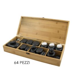 KIT MIT 64 BASALTSTEINEN FÜR MASSAGE-SPA-WELLNESS-CENTER