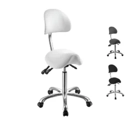 Sattelhocker für Kosmetikerinnen mit 3 Verstellmöglichkeiten Weelko Noble Beauty Center