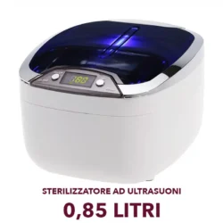 Ultraschall-Sterilisator für Kosmetikerinnen, Reinigung und Sterilisation von Schönheitssalon-Werkzeugen, 0,8 Liter, 55 W
