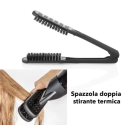 Extra Shine Brush – Doppelte Thermo-Glättungsbürste zum Föhnen