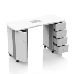 Tisch mit Maniküre-Aspirator für Kosmetikstudios