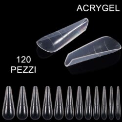 120 ACRYGEL-SPITZEN - SCHMALE C-FÖRMIGE SPITZE