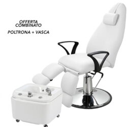 Sol Podologiestuhl + Meta Pedikürewanne Kombination