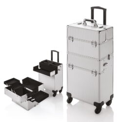 Stabiler Aluminium-Trolley mit drei oberen Fächern