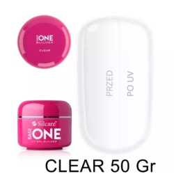 Klares 50 gr Einphasengel Silcare Base One Transparentes UV-Gel mittlerer Dicke