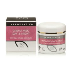 Tag- und Nachtgesichtscreme für fettige und unreine Haut 100 % BIO COSMESI VERDESATIVA