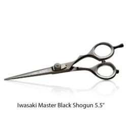 5,5 Zoll japanische Haarschere zum Haareschneiden, japanischer AISI 440-Stahl, brüniert