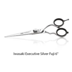 6" Haarschere, japanischer AISI 430 extra polierter Stahl, IWASAKI EXECUTIVE SILVER FUJI