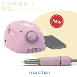 Marathon Champion 3 PINK PINK Mikromotor-Cutter mit SH20N EIN/AUS-Pedal