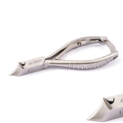 13 cm Halbmond-Frontschnittzange aus Edelstahl für Maniküre und Pediküre, Kosmetikerin, Podologie, rostet nicht, KEOPALIA