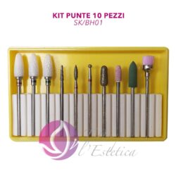 10-teiliges Keramik-Nagelbohrer-Set für trockene Nagelhaut
