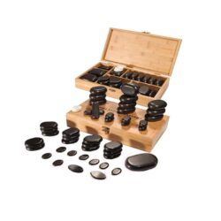 KIT MIT 45 BASALTSTEINEN FÜR MASSAGE-SPA-WELLNESS-CENTER