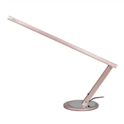ROSA LAMPE WEIß NEON LICHT TISCH VERGRÖSSERUNGSTISCH FÜR KOSMETIKERIN MANIKÜRE TISCH