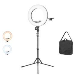 LED-RING 18" LED-Licht für Make-up, Social-Beauty-Chair-Smartphone-Befestigung