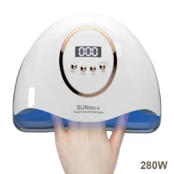 280W LED UV Lampe für Kosmetikerin Maniküre Nagel Rekonstruktion UV Digitalanzeige