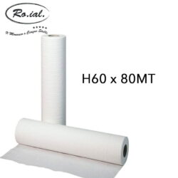 ROIAL EINWEG-MASSAGE- UND KOSMETIKTISCH-ROLLE AUS PAPIER 60 cm x 80 m