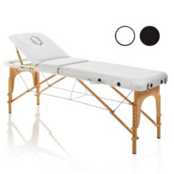 Tragbarer, klappbarer Massagetisch mit Rückenlehne und Tasche