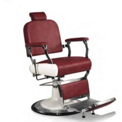 Vintage Chrom Friseurstuhl Runde Basis Gas Kolben Jaguar Pedal