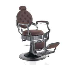 Friseurstuhl, verstellbar, Custom Roadster, Messing