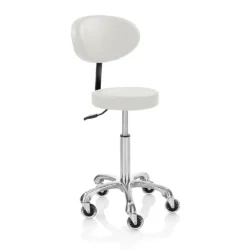 Hocker für Kosmetikerin mit Rückenlehne Beauty Center Elitè Pro extra Komfort