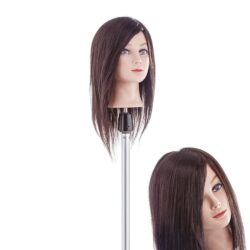 Testa Studio Remy-Haar, mittellang, Kunstkopf für Friseure