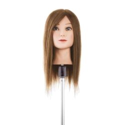 Testa Studio Kunstkopf, 100 % Echthaar, 40 cm, für Friseure