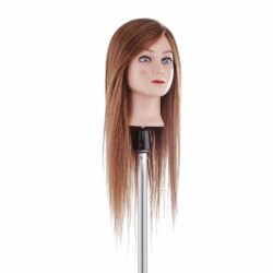 Testa Studio Kunstkopf, 100 % Echthaar, 55 cm, für Friseure